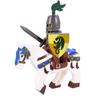 Medieval Figures Middle Ages Rome Warrior Golden Knight Horse Hawk Castle King Dragon Knights Building Blocks BricksToys gifts