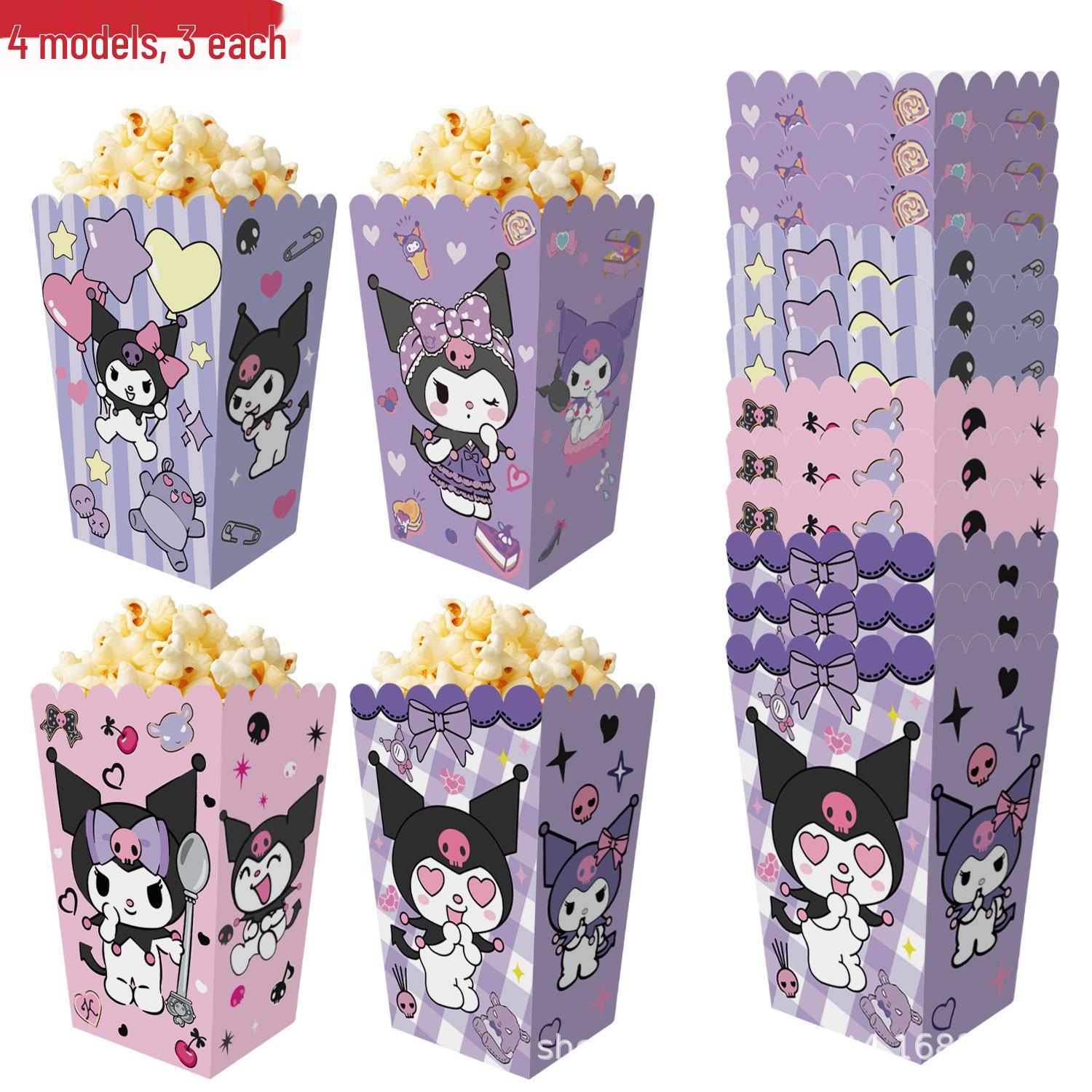 Available: Kuromi-themed Folding Popcorn and Snack Box