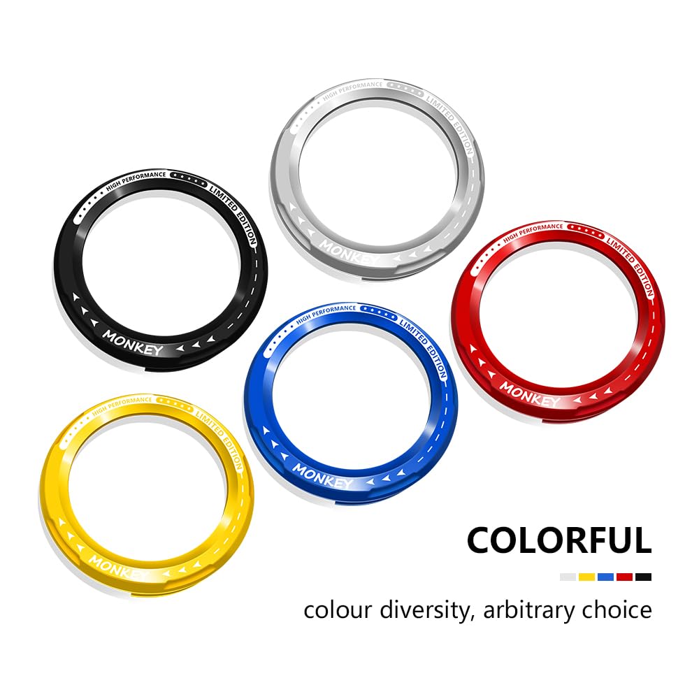 XIAMAOZPR for Monkey 125 CT 125 Ducks 125 Motorcycle Accessories Speedometer Gauge Meter Ring Cover Instrument Frame Ct125 (Silver)