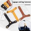 2Pcs T-Shape Luggage Hanging Belt Leather Buckle Anti-Loose Suitcase Strap Travel Bag Accessories