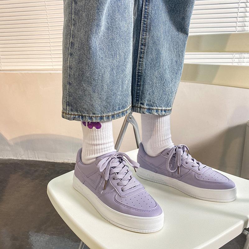 Trendy sneakers Korean celebrity women's shoes all-match sports shoes