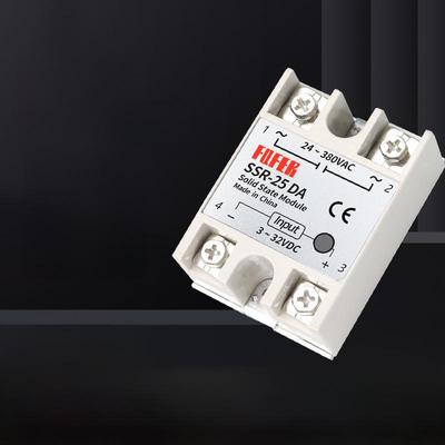 DC-gesteuertes AC SSR 40DA 25A 60DA 80DA 100DA-H 40DD VA Einphasiges Halbleiterrelais