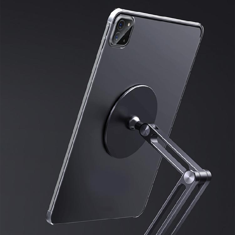Tablet Stand Magnetic 360 Degree Rotation Foldable Arm Ergonomic Aluminum Tablet Holder For Office Study Reading