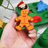 Christmas Silicone Molds Christmas Tree Santa Claus Gingerbread Men Snowmen Silicone Candy Molds Christmas Baking Molds
