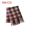 1-4pcs Thickened Plaid Scarf for Women Soft Warm Winter Windproof Wrap for Daily Outdoor Activities Versatile Fashion Accessory