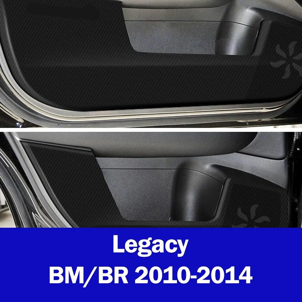 Car Inner Door Panel Protection Anti Kick Film Stickers Car Interior Accessories For Subaru Forester Outback Legacy XV Crosstrek