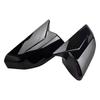 For Chevrolet Colorado ~2024 ABS Gloss Black Side Door Mirror Cover Trim Cap