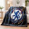 Chelsea FC Bedruckte Flanelldecke Warmer Komfort Tagesdecke Für Innenbereich Heimdekoration