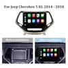 Android13 For Jeep Cherokee 5 KL 2014 - 2018 Multimedia Navigation GPS 4G WIFI Auto Radio Player Car Stereo Carplay Radio Screen