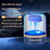Dual TWS Bluetooth Speaker: Jellyfish Smart Colorful Sound USB Flash Drive Compatible