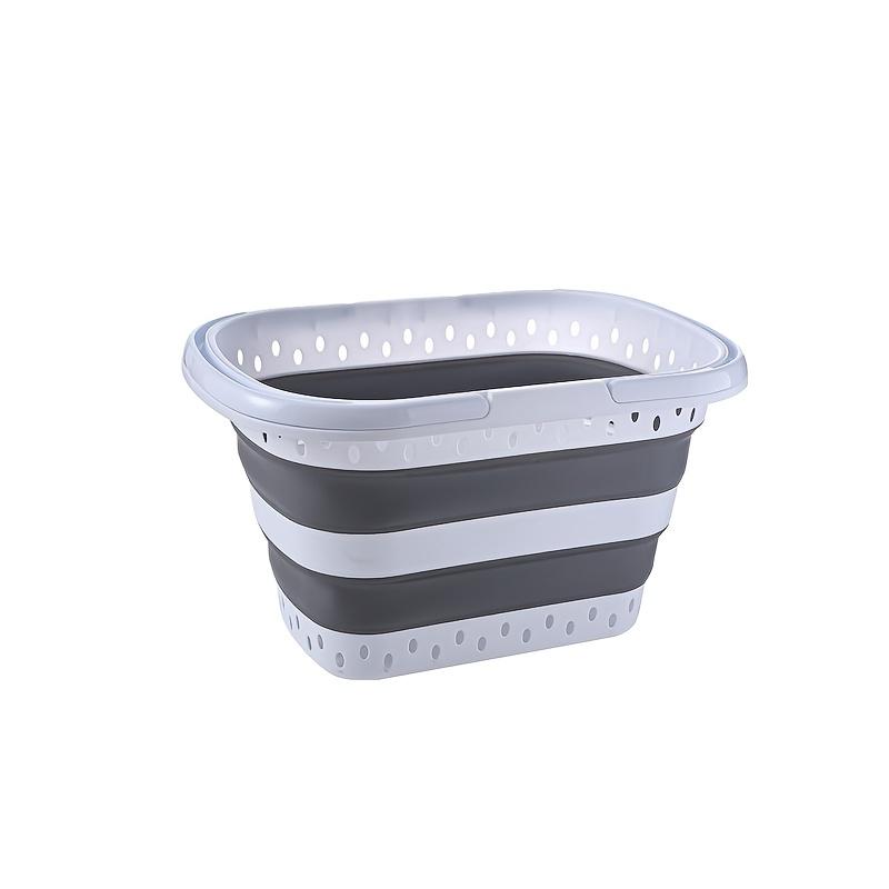 

1 30L foldable laundry basket, 21.65in, oversized with handle, foldable pop-up storage container for sorting clothes XXL