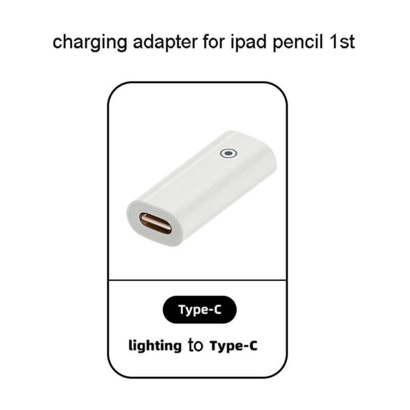 Female Power Charger Adaptor Charging Adapter Connector for iOS Pencil 1st Handwriting Stylus Touch Pen Accessory