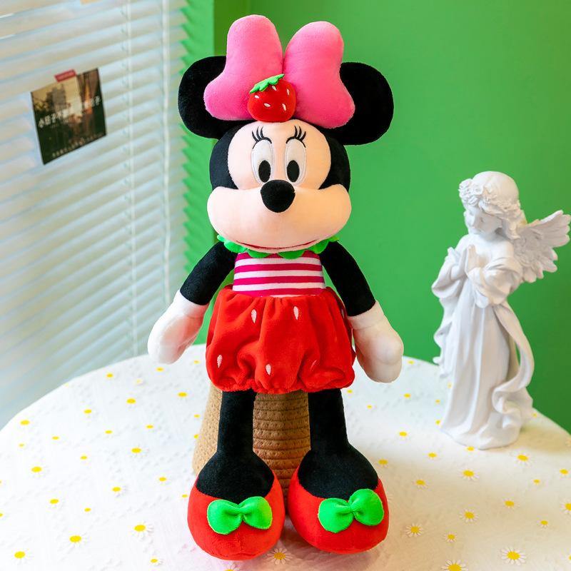 Disney Plush Toy Mickey Minnie Doll Mickey Mouse Pillow Plush Toy Stuffed Large Doll Gift