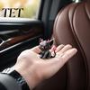 Creative Shelf Ornaments 3D Printed Evil Cat Ornament for Car Dashboard, Devil Black Handcrafted Statues Figurine, Gothic Desktop Decoration