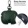 Business PU Leather Earphone Protective Case With Hook for AirPods Pro 3