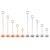 4/6/8/10/12 Inch Table Number Holder Stand Place Card Holders Tabletop Menu Sign Recipe Clip Cardholder for Wedding Banquet