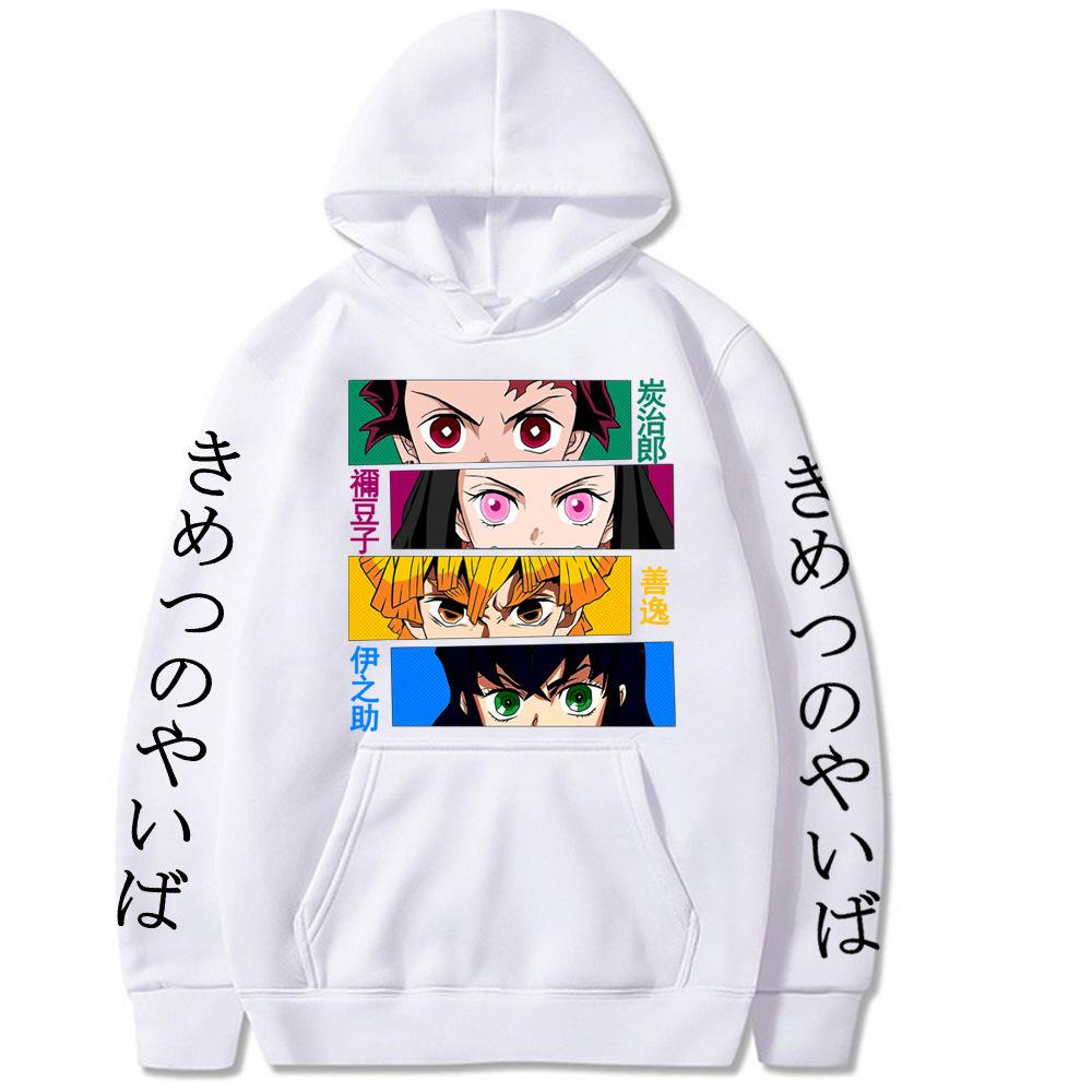 

Japanese Anime Chainsaw Man Pattern Printed Zipper Hooded Jacket Unisex Cosplay Costume Personality Street Cool Pullover Hoodie XXXXL белый