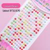 Kristall-Strasssteine DIY Schmuckschatulle Herz-Edelstein-Aufkleber - PVC Selbstklebend