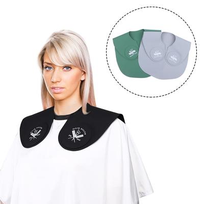 Kołnierz silikonowy do cięcia włosów Farbowanie włosów Szale Fryzjerskie Peleryna Ochraniacz na szyję Podkładka na ramię do strzyżenia włosów Szalik