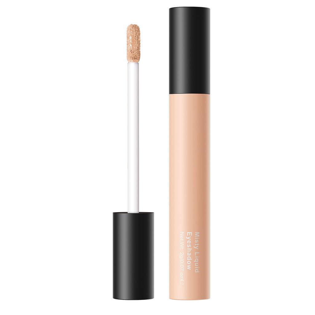 Liquid Eyeshadow Neutral Natural Smooth Creamy Eyeshadow Lightweight High-pigmented And Watertight Long Lasting Liquid Eye Shadow(2ML)