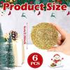 1Box 6cm Christmas Ball Decor Shiny Plush Foam Ball Decoration Xmas Tree Hanging Ornaments Home Party 2026 New Year Navidad Gift
