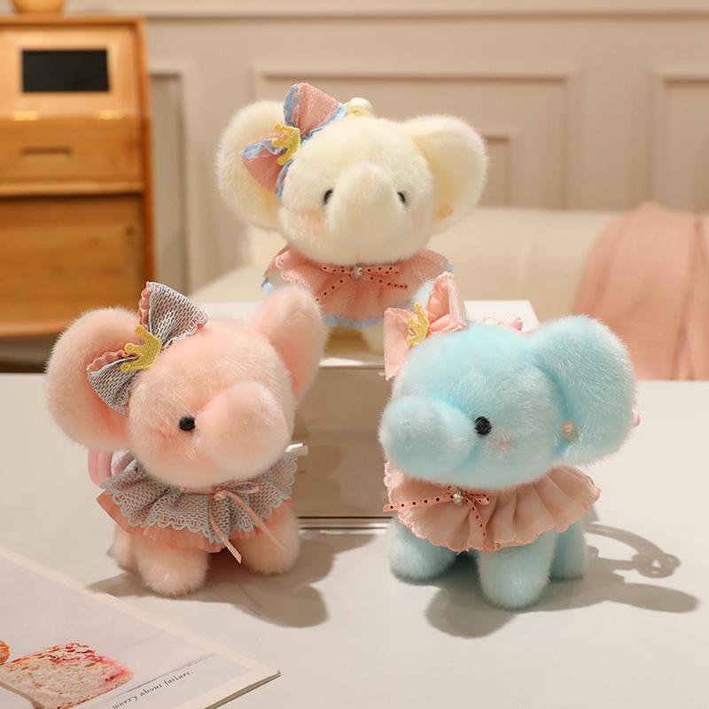Cartoon Elephant Plushie Toys Stuffed Appease Baby Animal Elephant Doll Pillow Christmas Birthday Party Gift Room Decoration