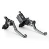 For Kawasaki KX125 KX250 KX250F KX450F KX 65 85 KLX125 KLX250 KLX450R CNC 7/8"Hydraulic Brake & Cable Clutch Lever Set Assembly