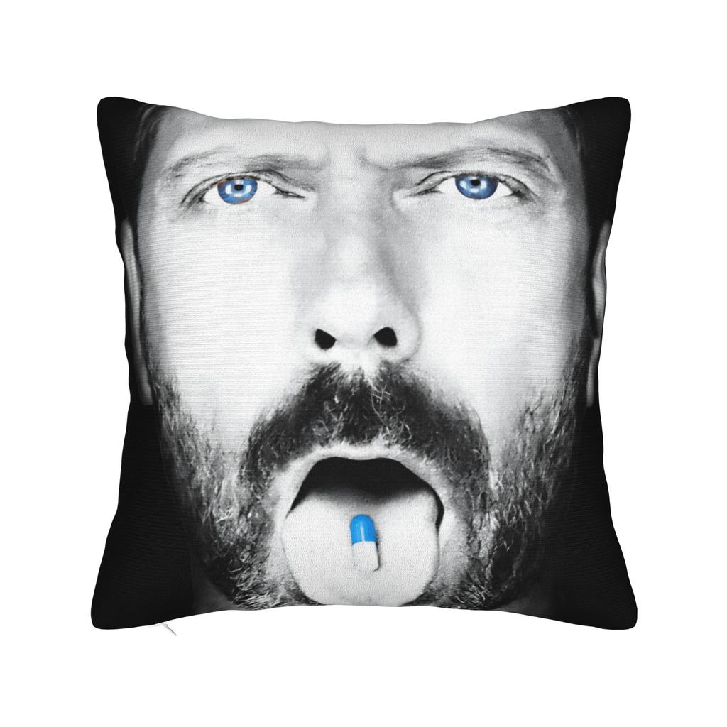 Doctor House Pillow Case Design Pillow Cover Funny Cushion Cover For Wedding Party Home Decor