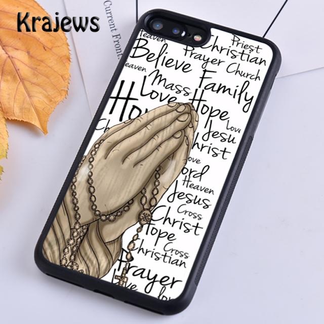 Krajews Bibel Jesus Christliche Zitate Handyhülle Cover Für iPhone 17 Air 16 15 14 plus 11 12 13 pro max coque Fundas