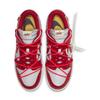 CT0856-600 Off-White A Nike Dunk Low University Red Wolf Grey (Men's)