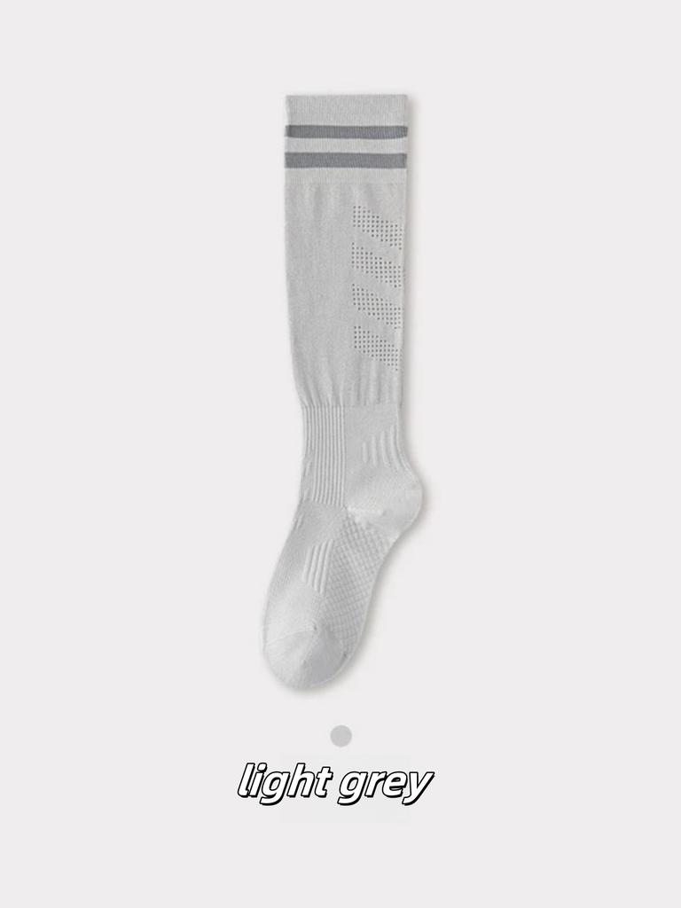 1/ 3 pairs of white summer socks, sports compression socks, women's sports and fitness socks, yoga socks, calf socks