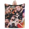 Stylish Drakes Iceman Album Blankets Ultra-Soft Flannel Cozy Throw Blankets Machine Washable