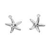 50pcs Stainless Steel Beach Jewelry Small Ocean Starfish Pendant Starfish Pendant  Earring Making