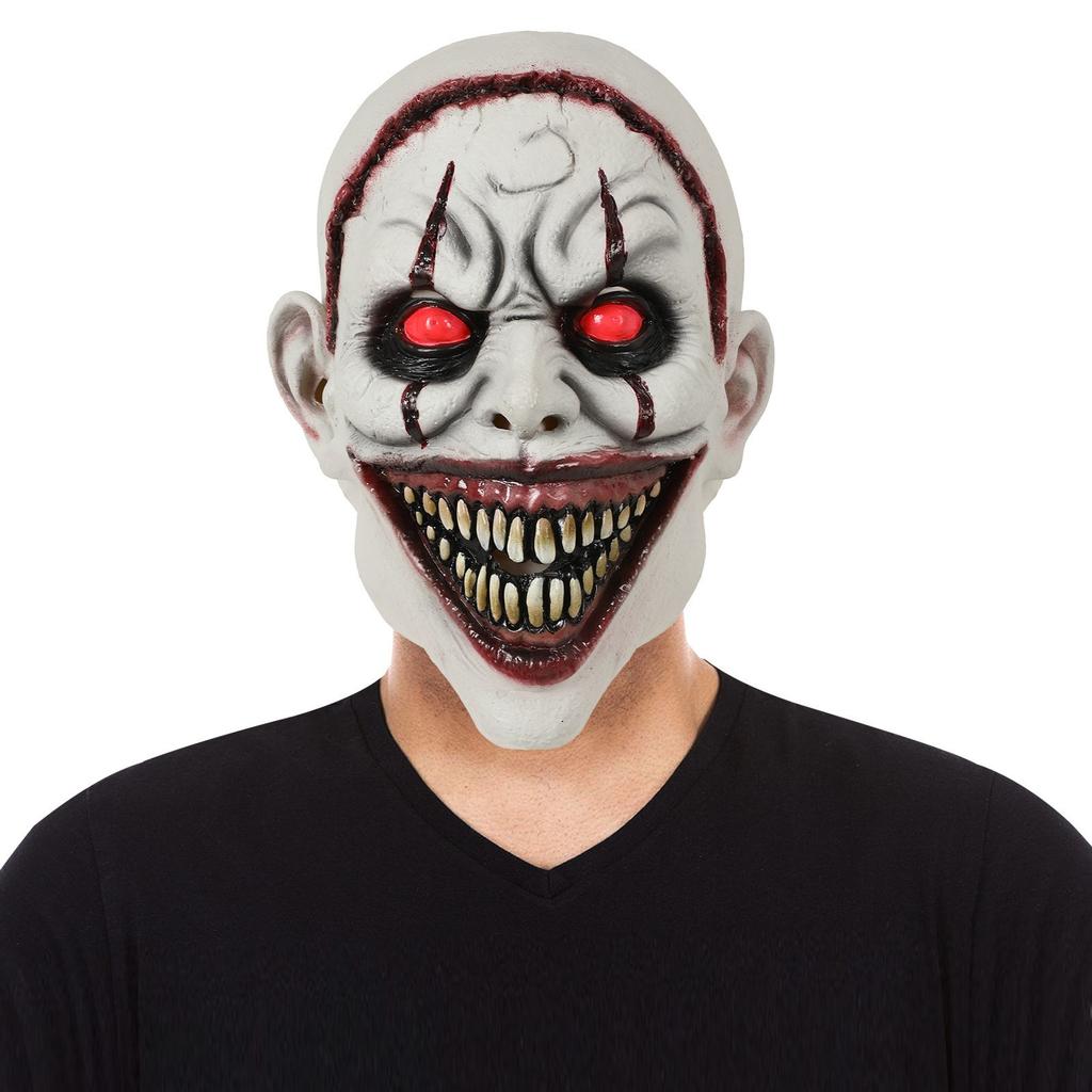 Funny Latex Mask Dance Horror Headgear Performance Party Costume Props