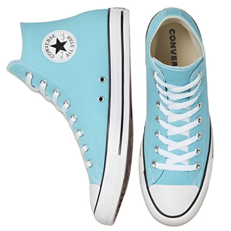 Converse Chuck Taylor All Star Versatile Trendy High-Top Canvas Shoes Unisex Blue