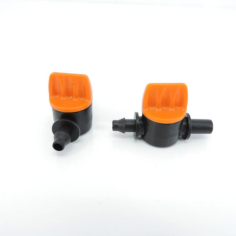 4/7mm 6mm Hose Water Valve Garden Auto Drip Irrigation Connector System 1/4" Mini Pipe Watering Barbed Switch Control Fittings
