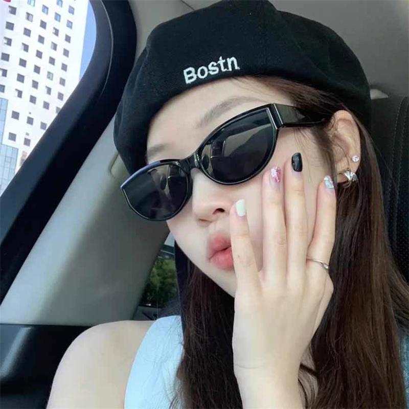 Gafas de Sol para Mujer Niña Montura Pequeña Ojo de Gato Tonos Retro Hip-Hop Gafas Accesorios de Moda Verano