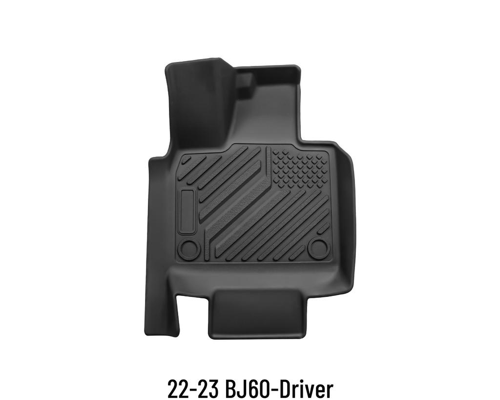 22-23 BJ60 Auto-Fußmatten, 3D Hoher Rand, Umweltfreundliches TPE, Verschleißfest