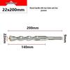 Round & Square Shank Concrete Hammer Drill Bit for Wall Drilling