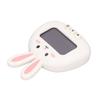 Cartoon Digital Timer ABS Portable Lightweight Simple To Use Cute Cartoon Timer for Kitchen Cooking White Rabbit