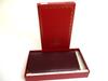 Authentische Cartier Must de Cartier Bordeaux Leder Bifold Lange Geldbörse #a590 Überholt