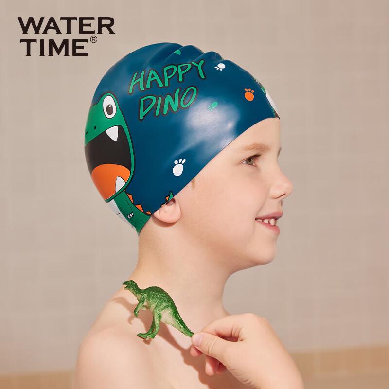 WATERTIME Kinder Wasserdichte Silikon-Badekappe