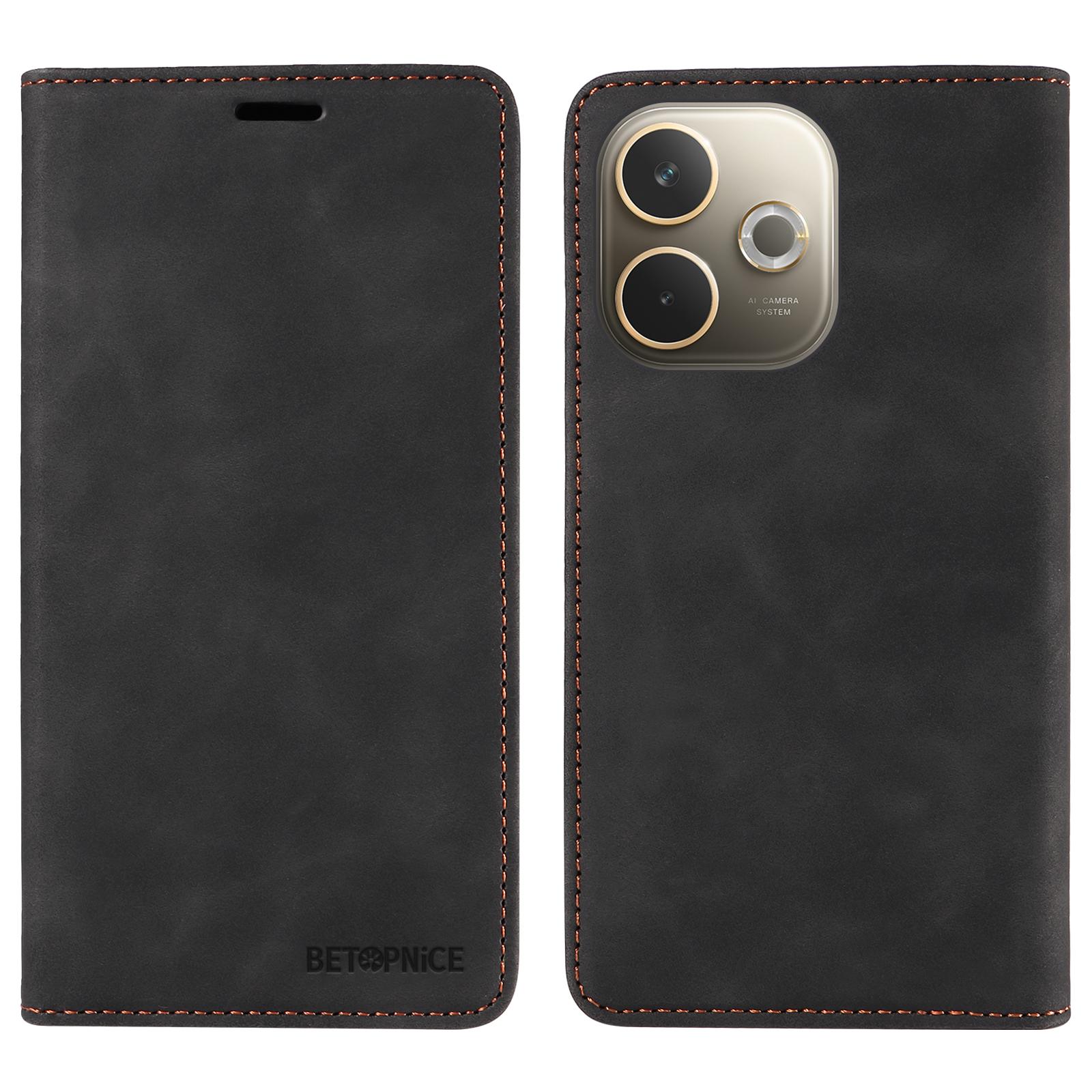 

BETOPNICE 003 For Oppo A5 Pro 4G (Global)/5G (Global)/A5 Energy 5G (China) Case RFID Blocking Wallet Stand Leather Phone Cover D