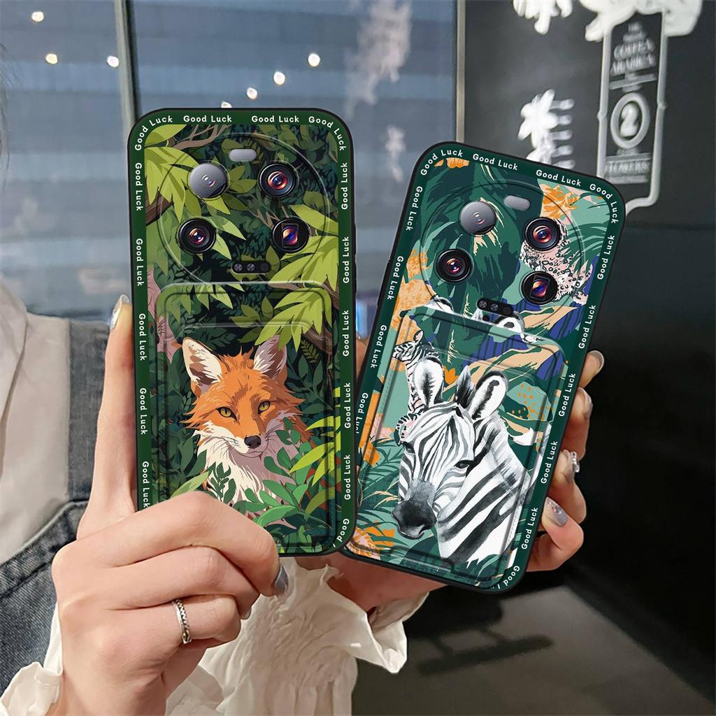 TPU Cute Phone Case For Xiaomi 13 Ultra Anti-dust Graffiti Shockproof Anti-knock Silicone Card bag Dirt-resistant Cover