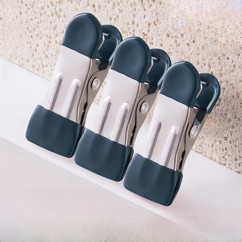 Windproof Stainless Steel Clothespins: Durable Clips for Clothes Drying and Hanging