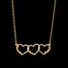 Atoztide Custom Multiple Names Heart Necklace for Women Family Stainless Steel Jewelry Choker Chain Personalized Birthday Gift