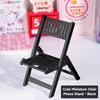 Creative Cute Folding Stool Phone Holder - Practical Desktop Ornament & Gift