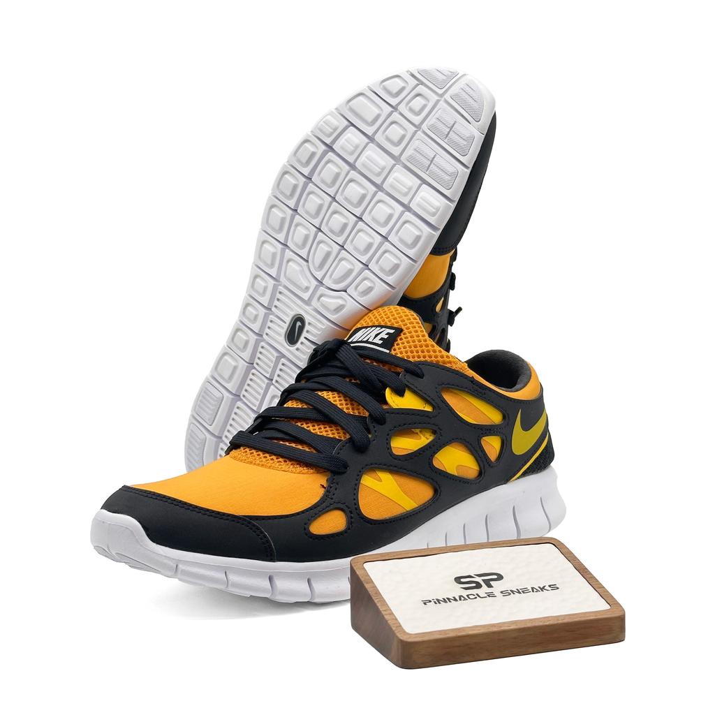 Nike Chaussures de course pour homme Free Run 2 Jaune Solaire Noir DQ8977-800