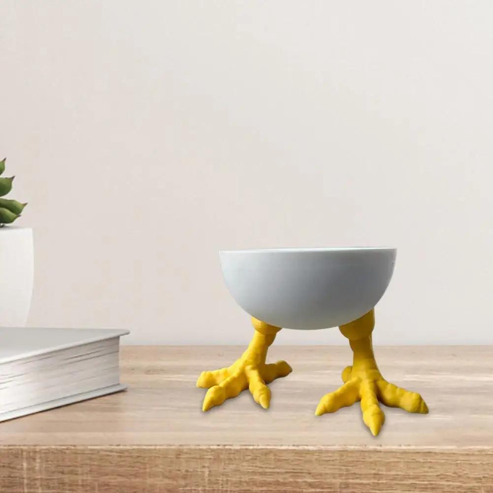 Pla Chicken Claw Holder Chicken Claw Porcelains Holder 3d Printed Chicken Claw Holder White Chick Feet for Home for Bookshelf