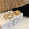 Unique Vintage Pink Drip Glaze Smile Face Ring For Women Stylish Wear Everyday